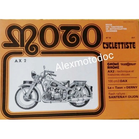 Motocyclettiste n° 18